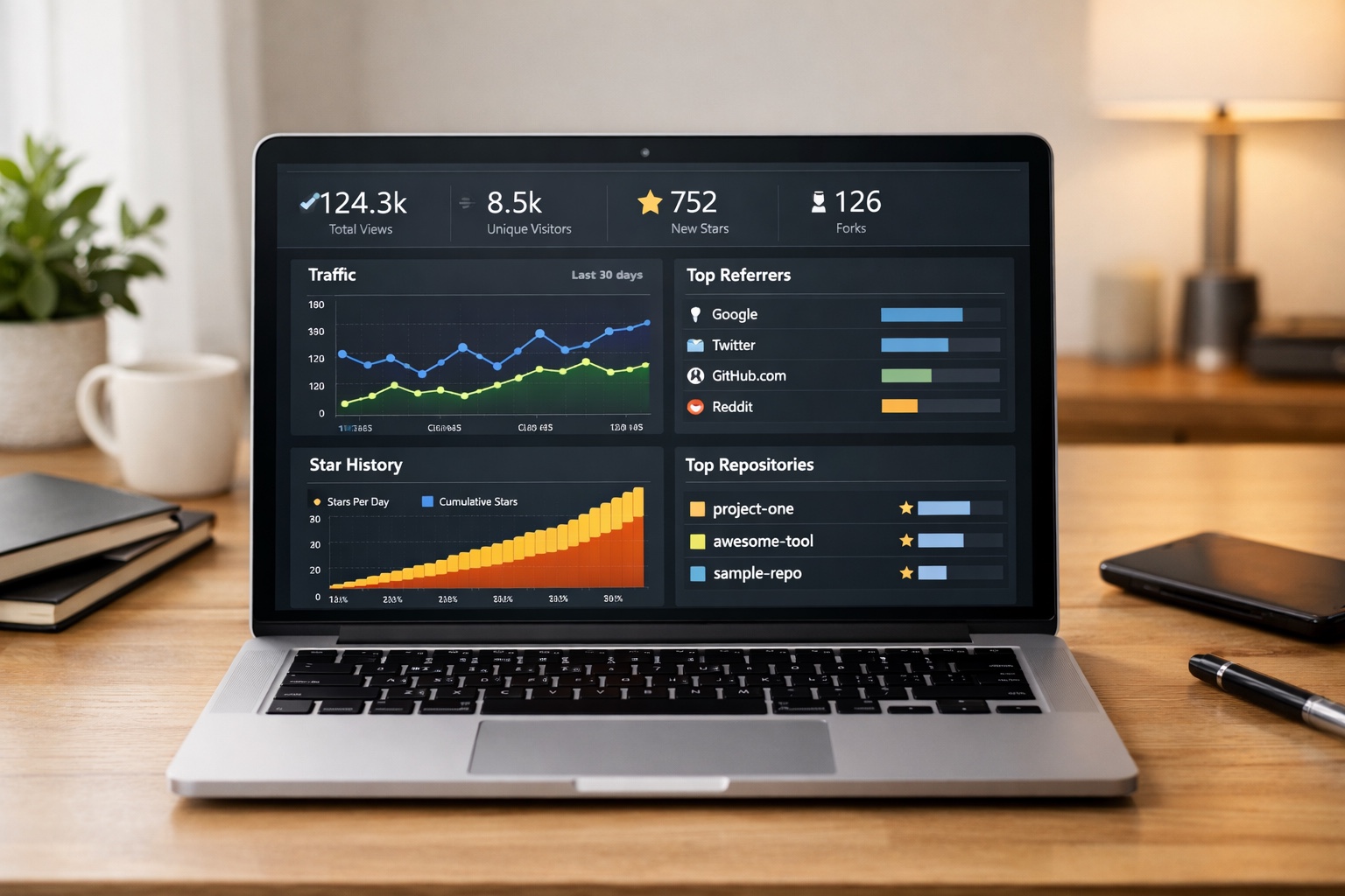 Extract and visualize PR counts using the Copilot Enterprise Metrics API